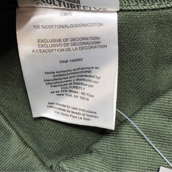 NWT Supernatural Culturefly Green Supernatural Snap Front Jacket Size L - Picture 7 of 13